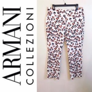Armani Collezioni Printed Capris in Size 12